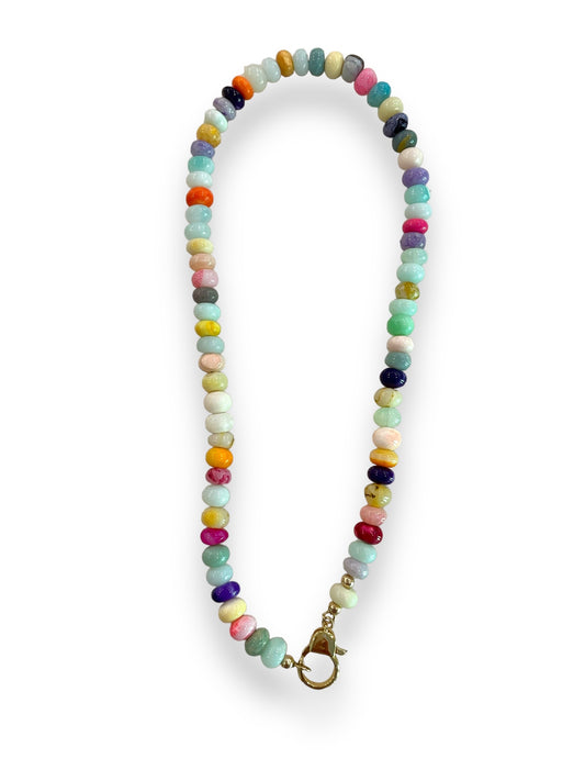 Happy Colorful Opal Necklace