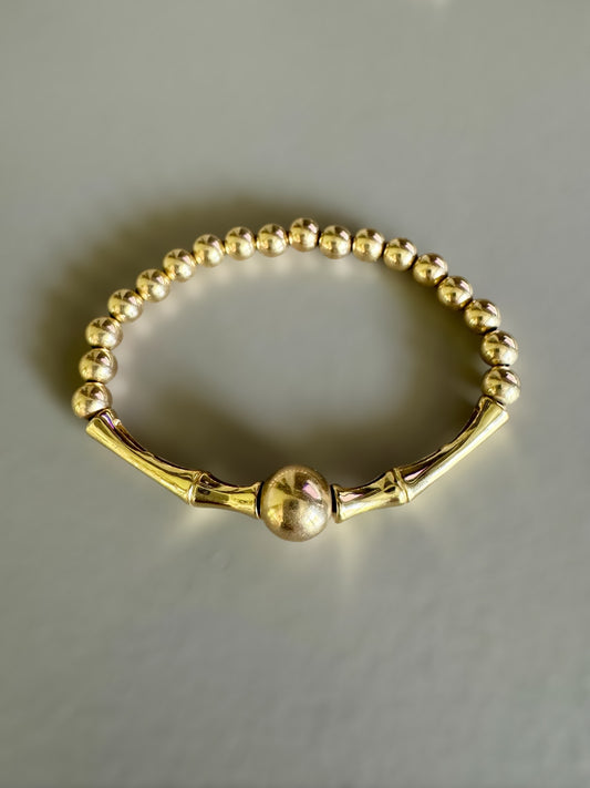 Bamboo Beaded Bracelet