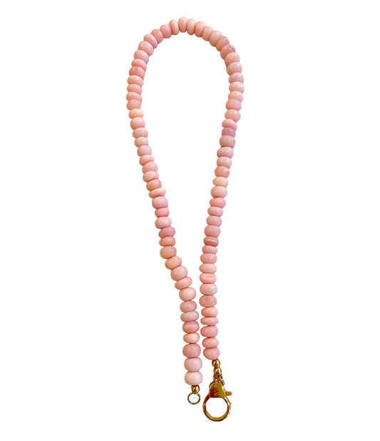 Pastel Pink Opal Necklace